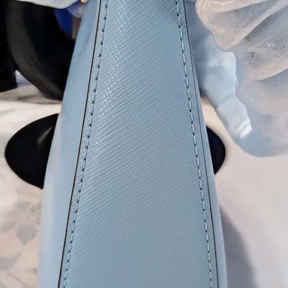 Kate Spade Paige Convertible Crossbody Purse Saffiano Leather Fountain Blue -NEW - Picture 6 of 10